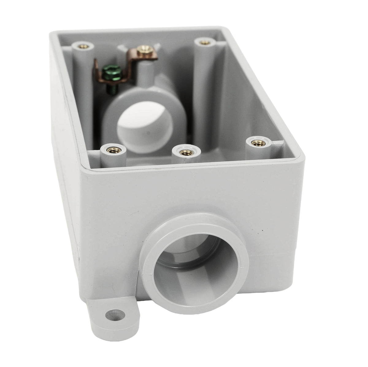 Fsc 3/4 boite de jonction pvc gris 1 entrée 1 sortie (bte10)