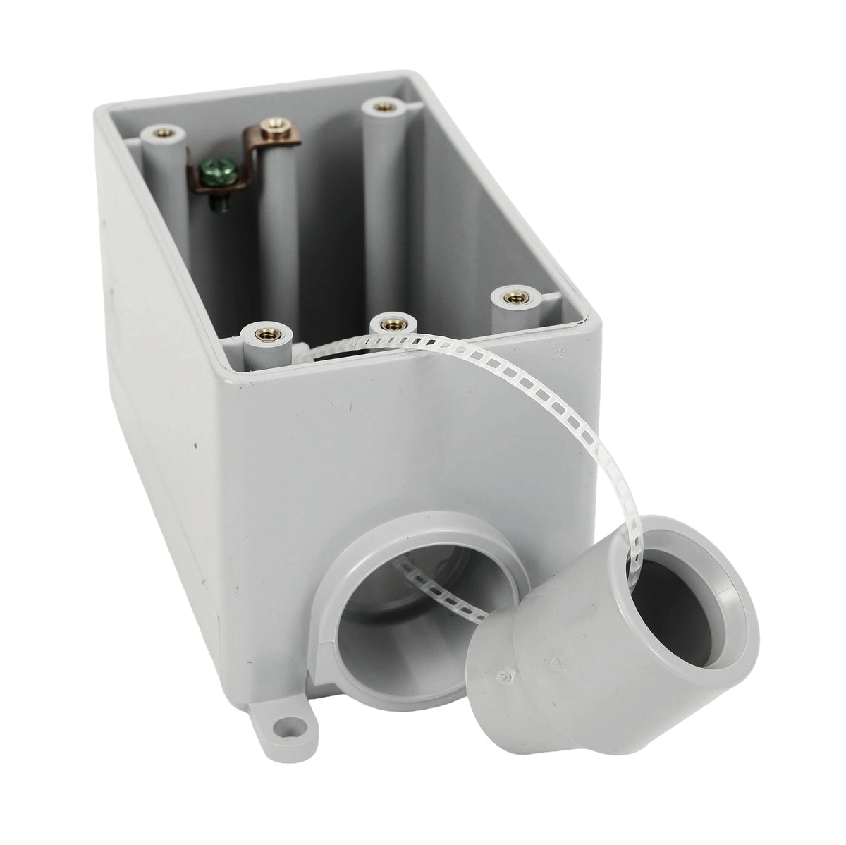 Boite de jonction pvc 1 entrée 1/2-3/4-1 (bte20)