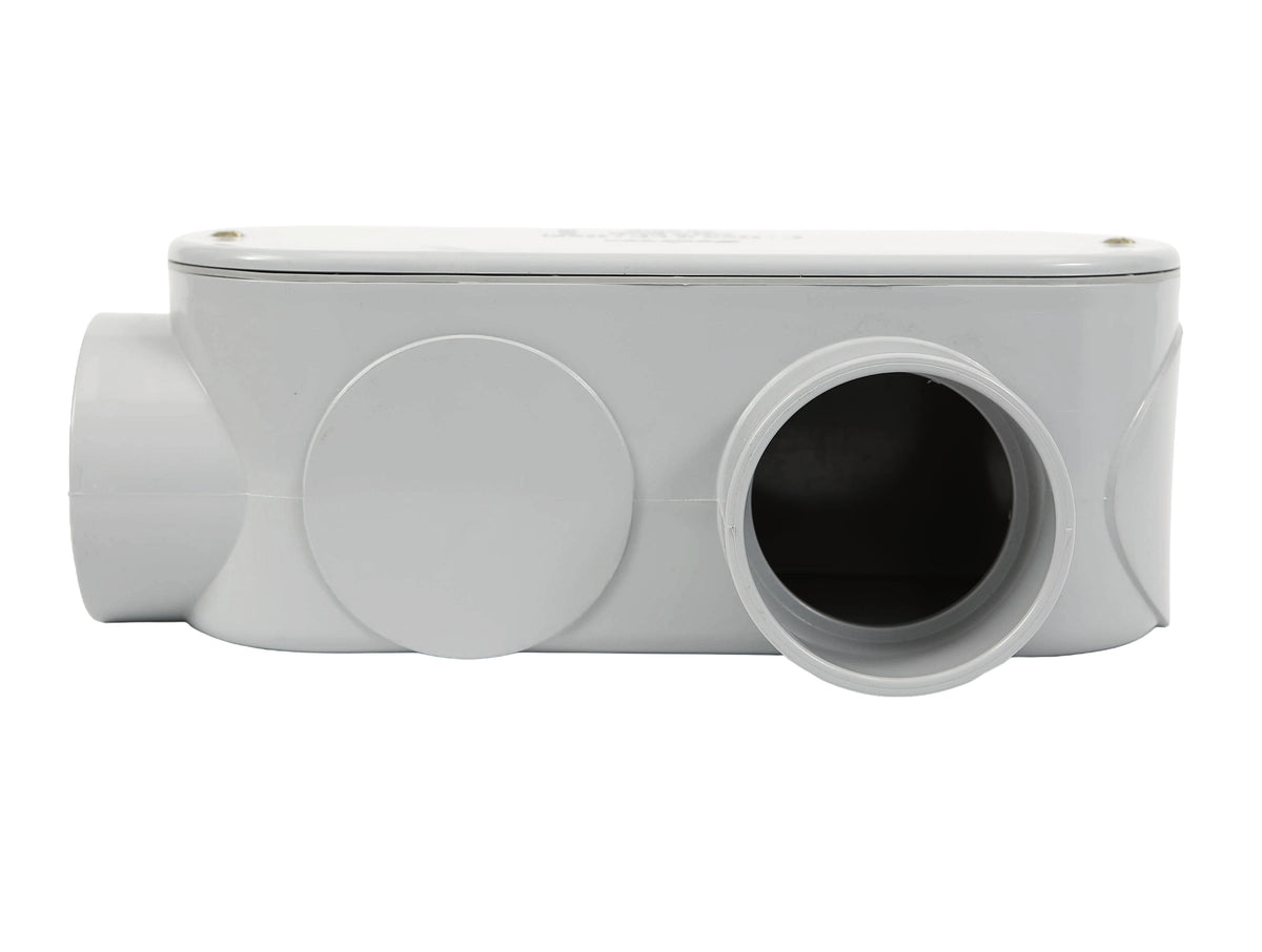 Acces fitting ll 2 1/2 pvc gris (bte 4)