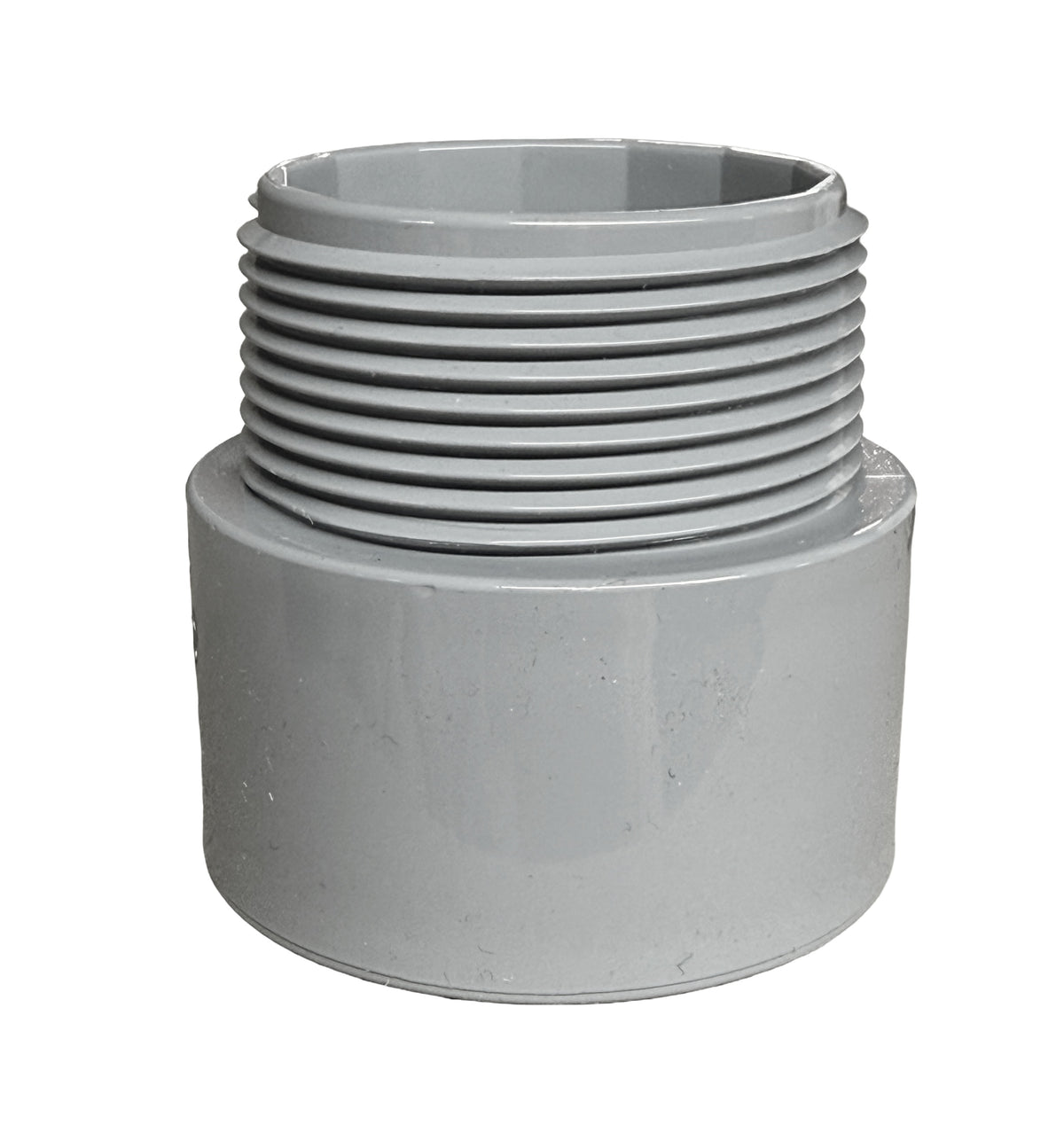 Adaptateur final 1 1/2 pvc gris (bte30)