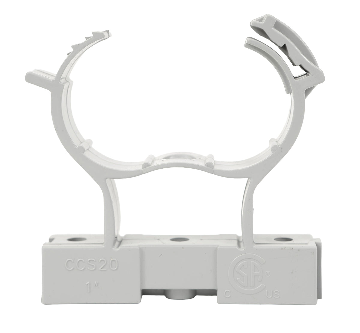 Strap a tuyau avec spacer pvc 1" (bte50)