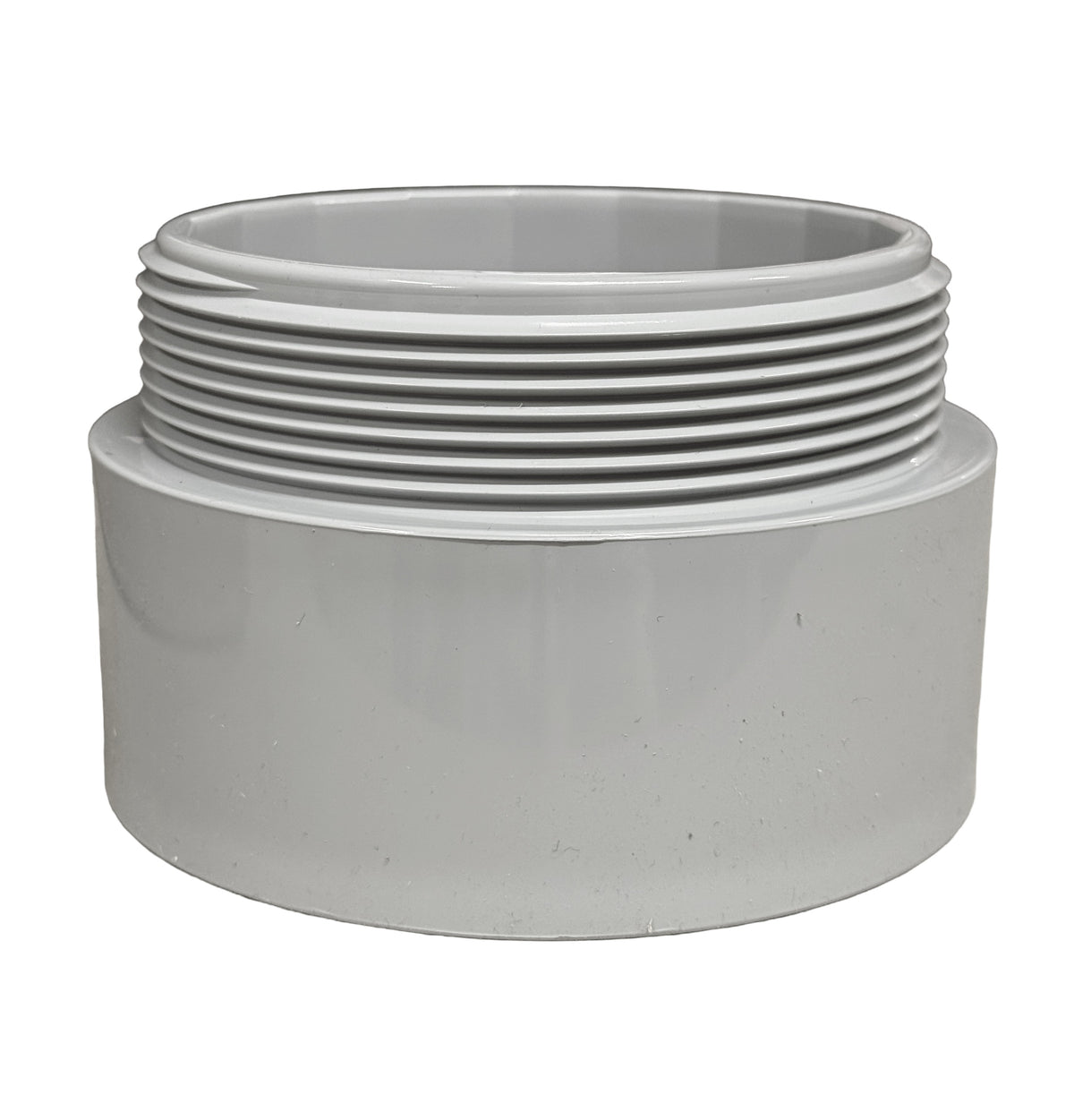 Adaptateur final 4'' pvc gris (bte30)