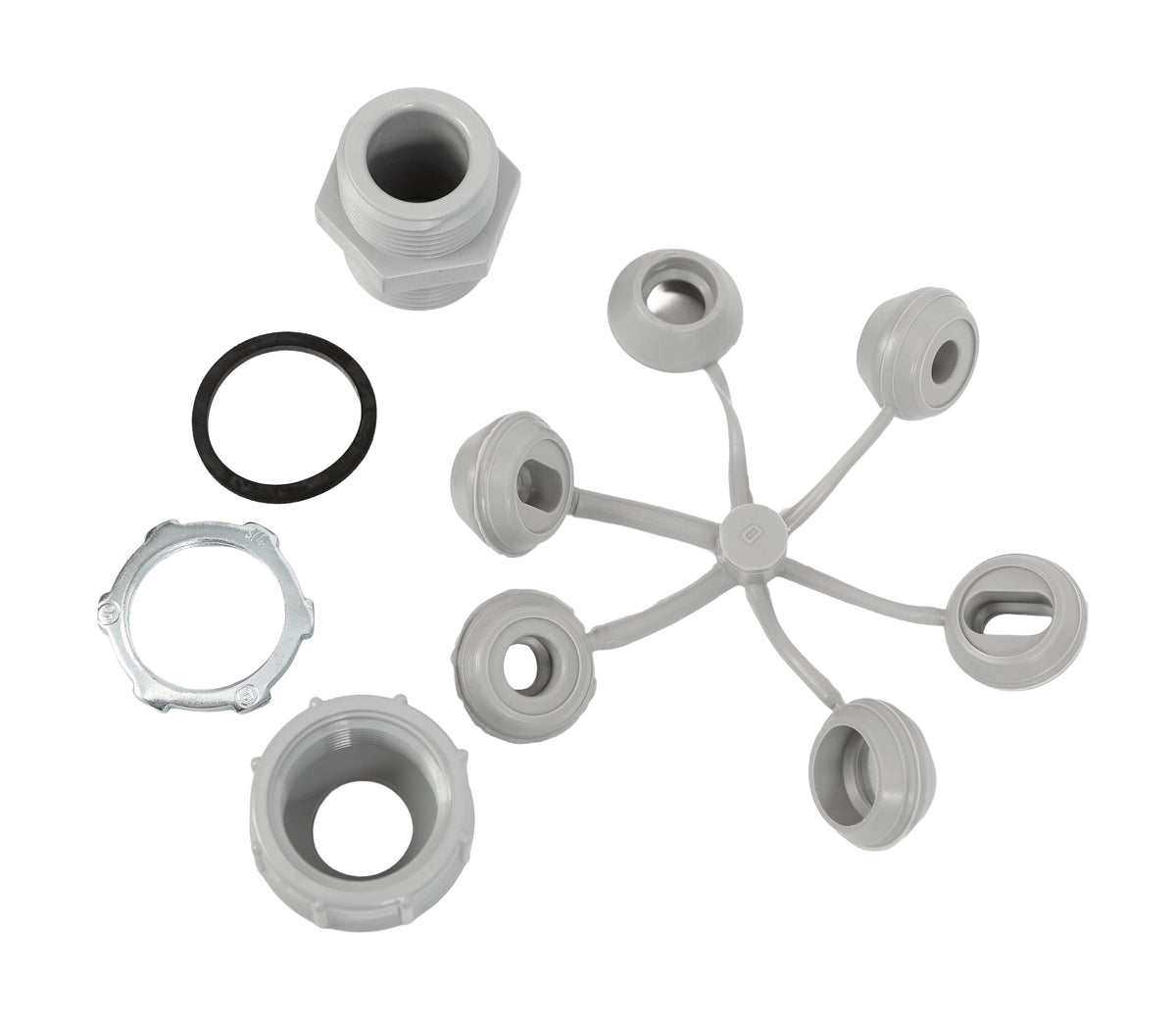 Connecteur atténuateur de tension 3/4" pvc gris (royal)