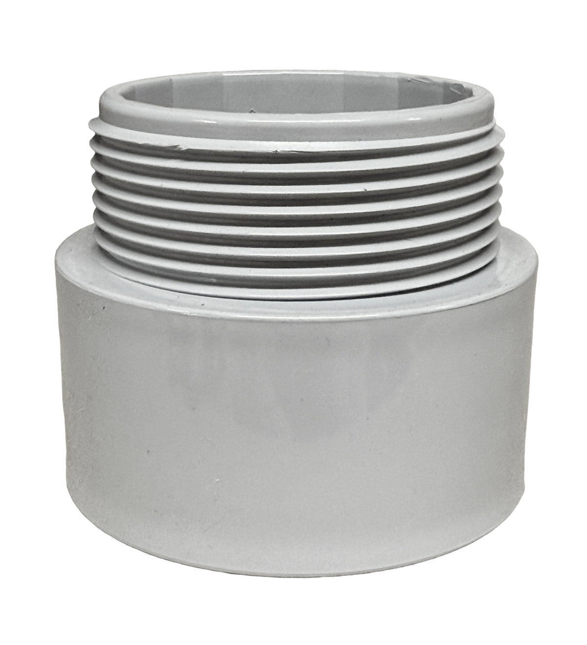 Adaptateur final 2'' 1/2 pvc gris (bte25)