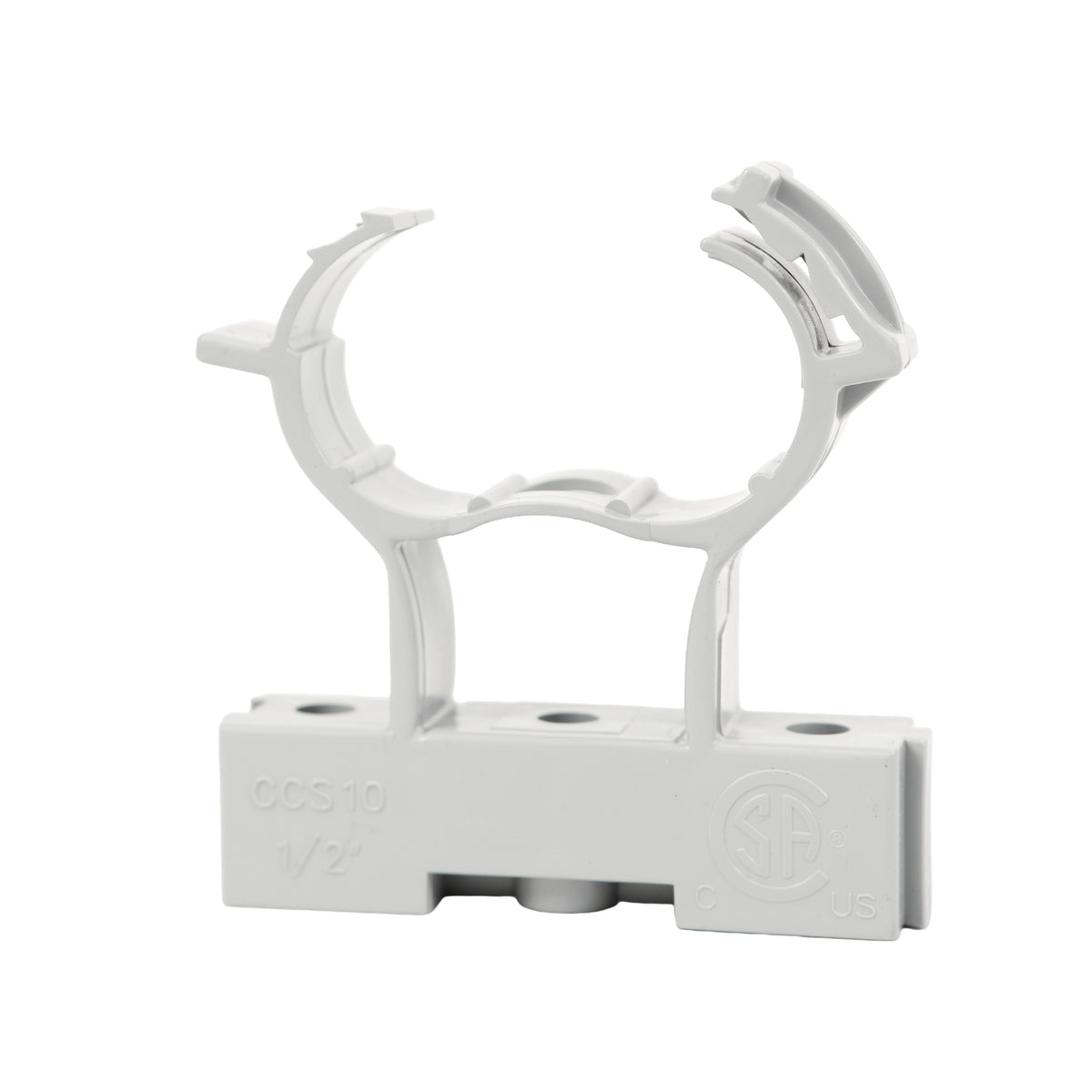 STRAP A TUYAU AVEC SPACER PVC 1/2 (BTE100)