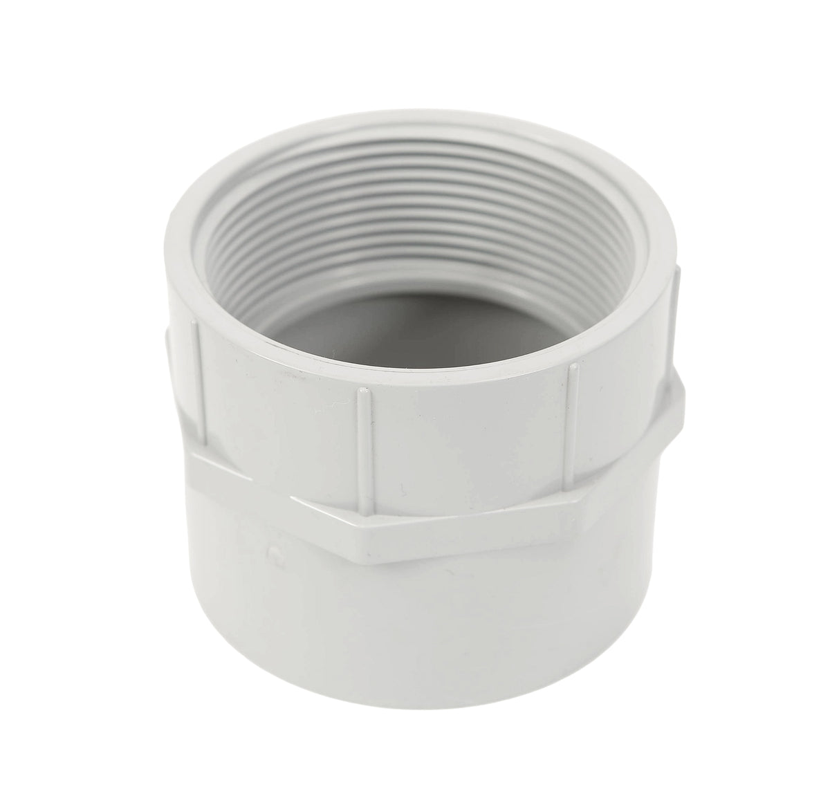 Adapteur femelle 3'' pvc gris (bte25)