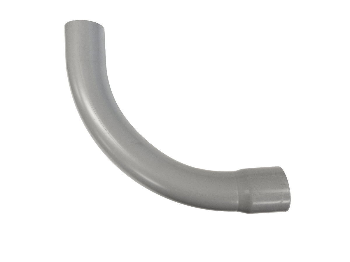 Coude 90 2 1/2'' pvc gris (bte12)