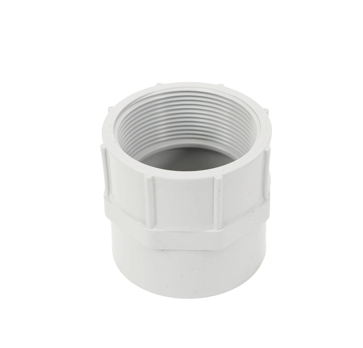 Adapteur femelle 2 pvc gris (bte30)