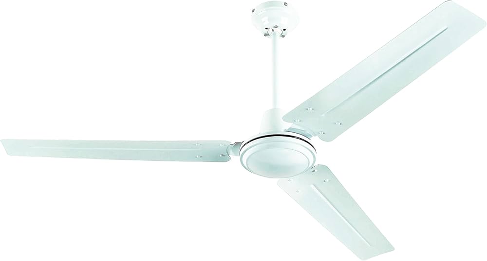 VENTILATEUR DE PLAFOND 56'' BLANC AVEC CONTRÔLE INCLUS (1 SENS DE ROTATION)