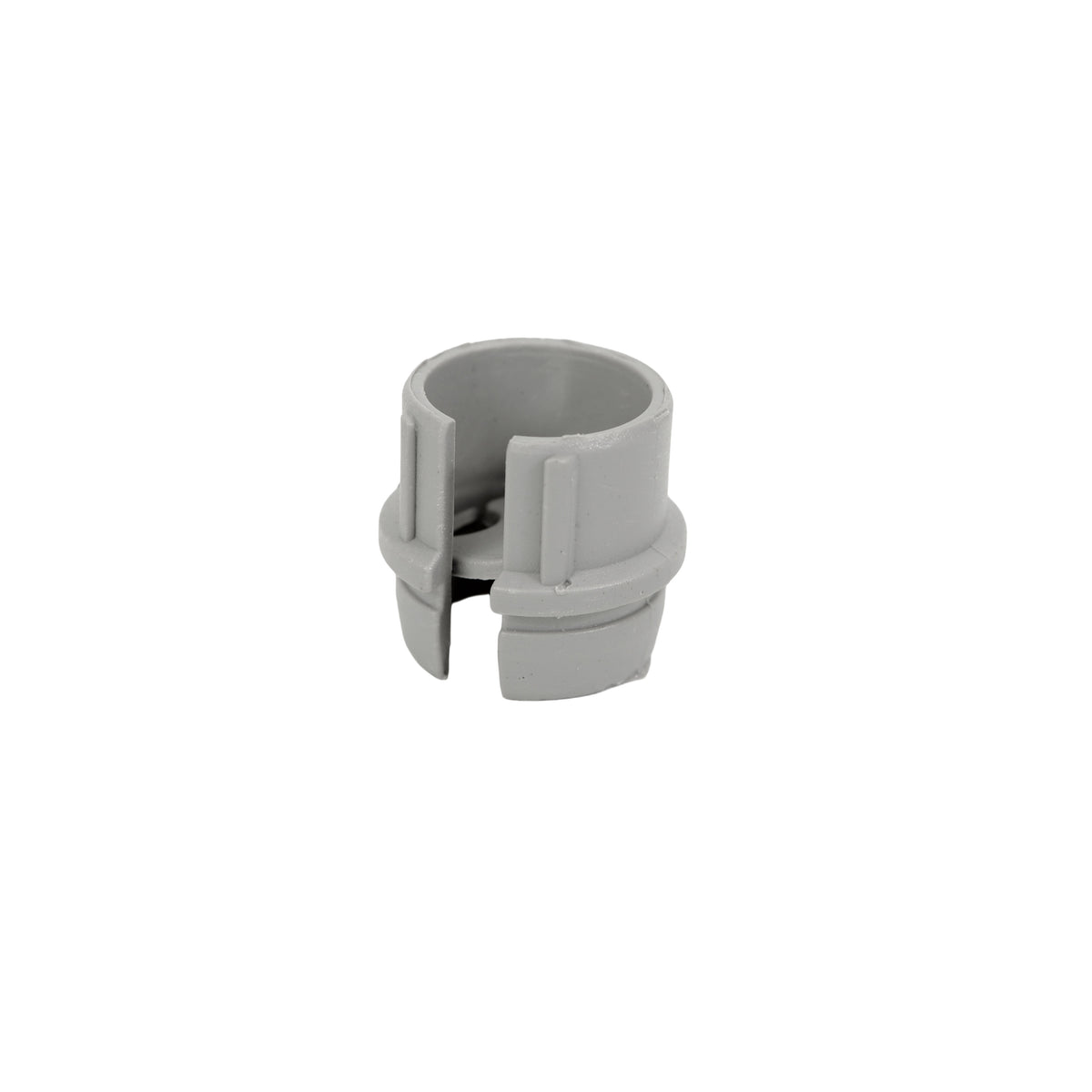 Connecteur gris pvc avec retenue pour fil