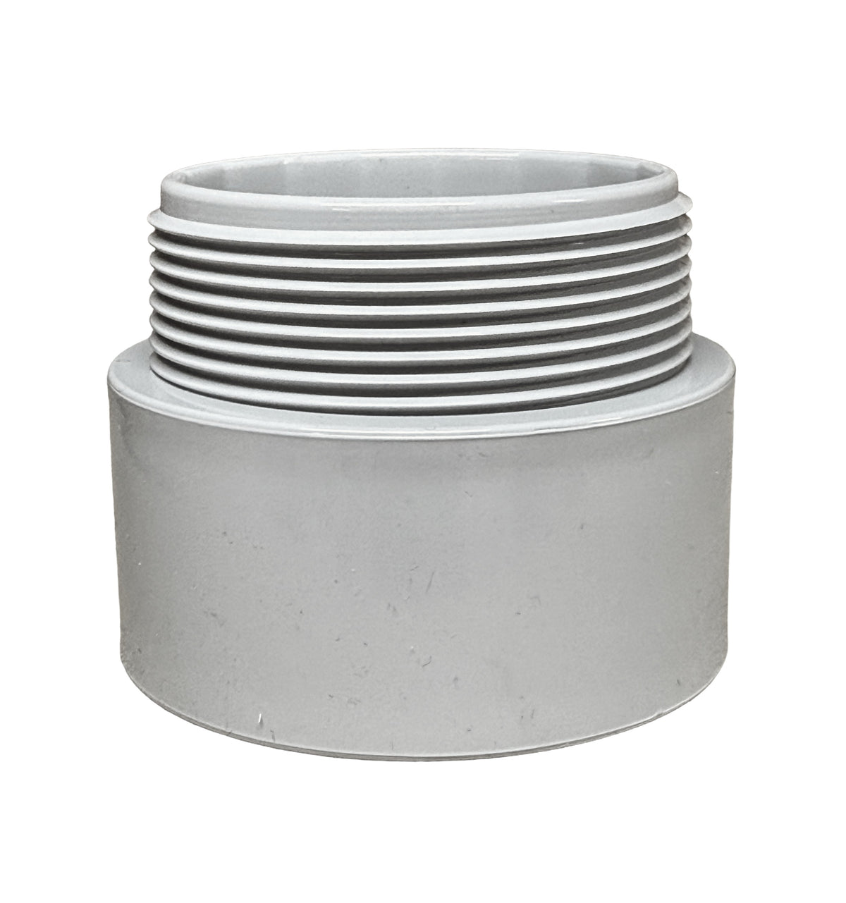Adaptateur final 2 pvc gris (bte50)