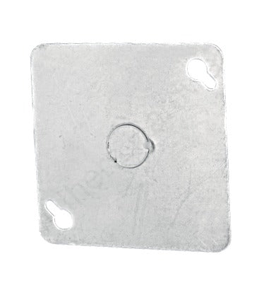 (NESCO) COUVERCLE CARRÉ EN ACIER PRÉ-GALVANISÉ 4 X4 PO, PLAT AVEC OUVERTURE