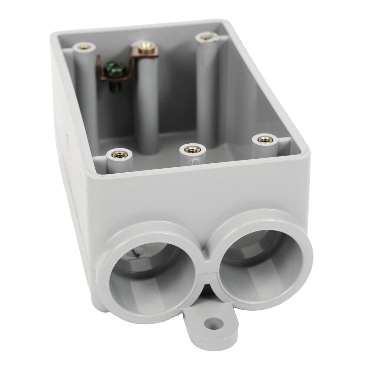Boite de jonction 3/4 pvc 2 entrées (bte10)