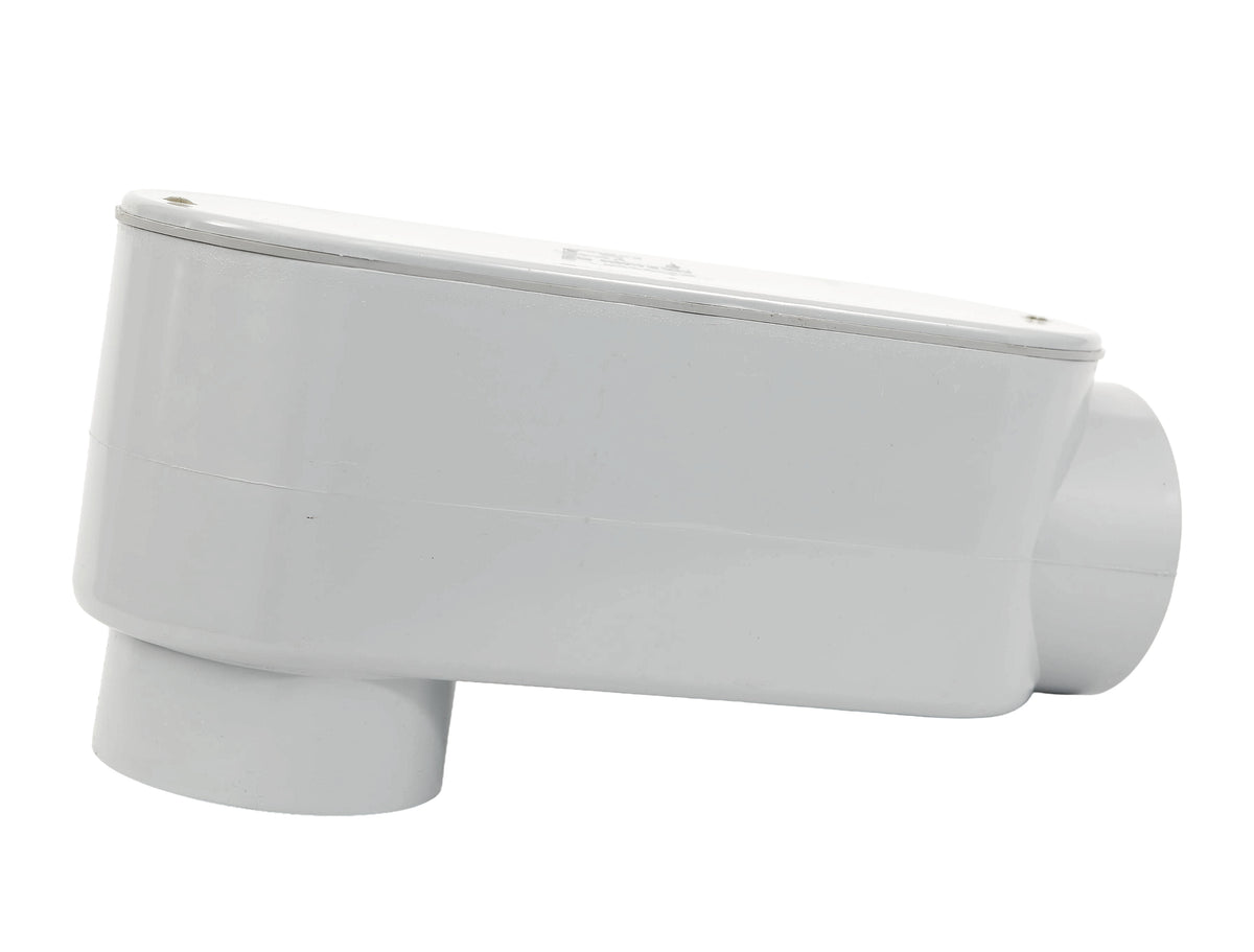 Acces fitting lb 4'' pvc gris (bte5)